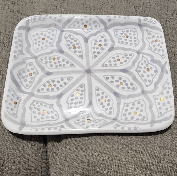 Moroccan Ceramic Tray Savannah Willow - Picture 2 of 5